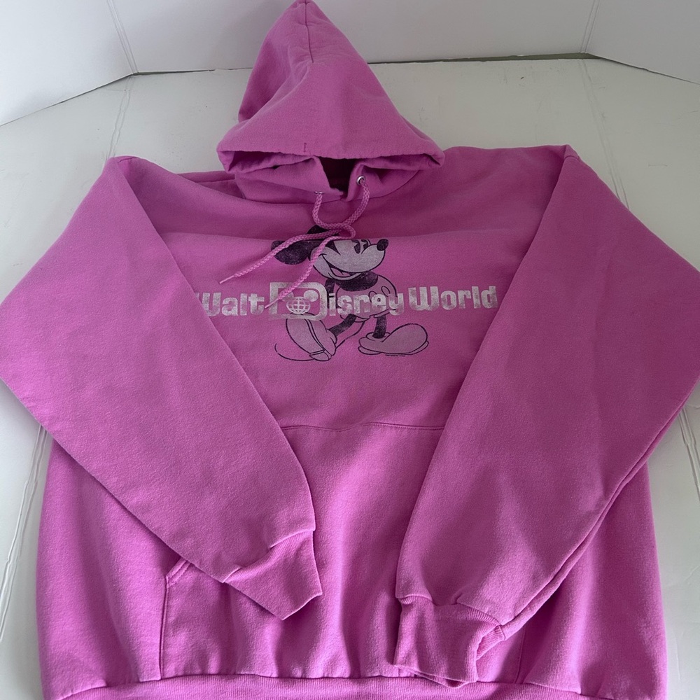 Hanes Pink Sweater Vibrant Cotton Blend Relaxed Fit